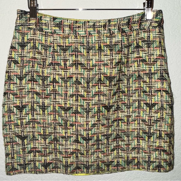 kate spade Dresses & Skirts - Kate Spade Harper Chevron Tweed Mini Skirt Size 4
